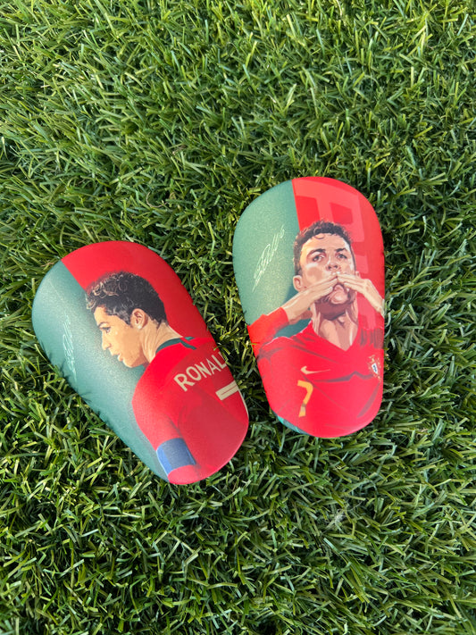 Ronaldo Portugal Mini Shinguards