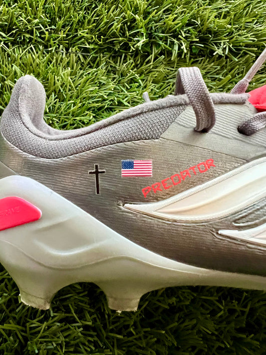 USA Flag UV Decal Stickers (Pack of 2)