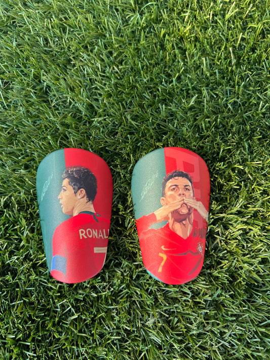 Ronaldo Portugal Mini Shinguards